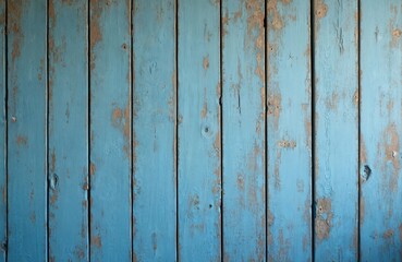 Aufkleber - Vintage blue wood background texture. Old painted wood wall. Weathered wood plank panel. Rustic wood surface. Grunge timber texture. Abstract wooden board pattern.
