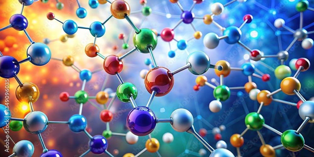 Chemistry Diagrams Molecular Structures Reactions Stock Photo
