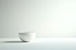 © BWS Stock - White Ceramic Bowl Simple Still Life on Clean Background with Shadow