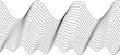 © Oleksii Bezrodnii - Abstract black and white wave pattern design for modern art and wall decor.