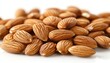 © Foxeye AI - Close-up shot of a pile of almonds. Perfect for packaging, food blogs, or healthy eating concepts.