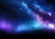 © fii - 青と紫の宇宙の背景