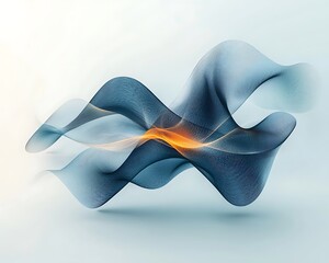 Poster - Abstract wavy lines
