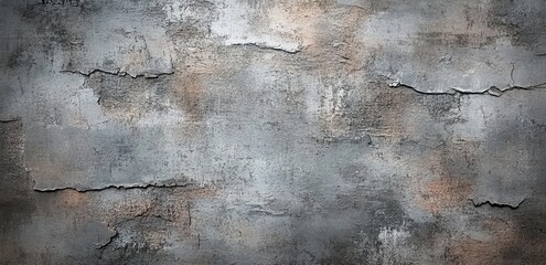 Aufkleber - Gray and Brown Cracked Stone Wall Texture