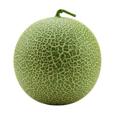 Wall Mural - Fresh Melon on Transparent PNG Background
