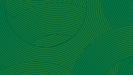 Wall Mural - abstract modern green horizontal template background. trendy bright circle lines creative design. mi