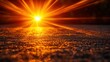 © RONNY - Radiant sunburst on asphalt