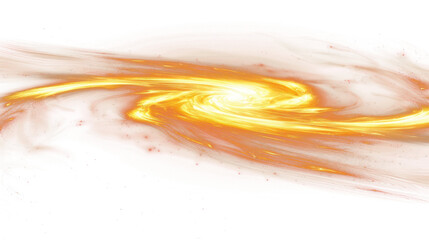 Wall Mural - png minimal effect golden particles universe space swirl.
