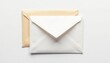 © methinee - Sealed envelope on white backdrop, confidential , sensitive, classified