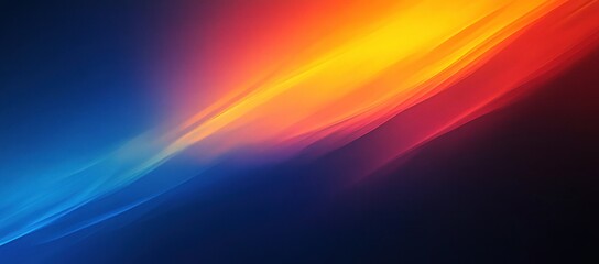 Wall Mural - abstract gradient background with dark blue and orange, blue to orange, featuring a flat design, ide