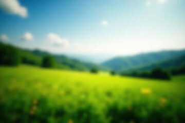 Wall Mural - Abstract blurred landscape, perfect for design projects, dark, print