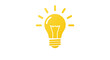 © Retryzero - Bright Light Bulb Icon Symbolizing Ideas and Creativity for Design Projects