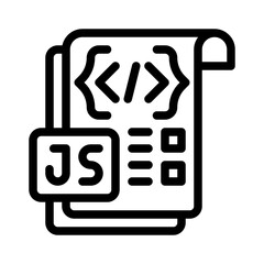 JavaScript line icon