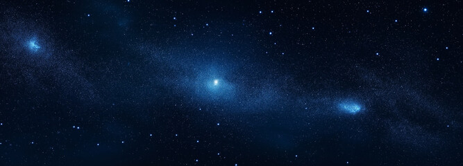 a starry sky with twinkling stars on a dark blue background, captured in high resolution with a wide