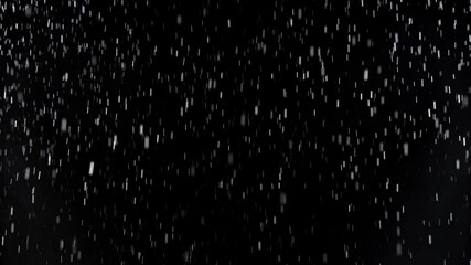 Aufkleber - Super Slow Motion of Rain - Falling Water Drops . Filmed on High Speed Cinema Camera