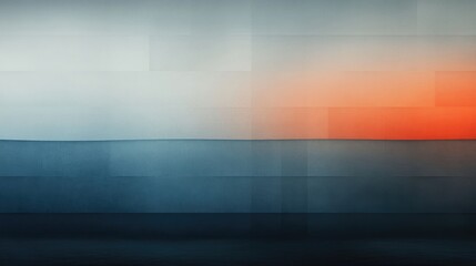 Wall Mural - Abstract color block design, indoor scene, urban feel