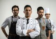 © Aliaksandr Barouski - Group of professional chefs showcasing their culinary skills and teamwork