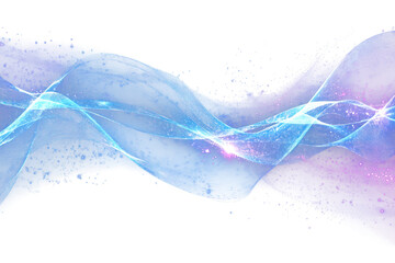 Wall Mural - png futuristic abstract glowing geometric stripe lines on dark blue background abstract light.
