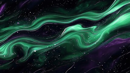 abstract celestial patterns featuring luminous wisps and interstellar clouds in deep space