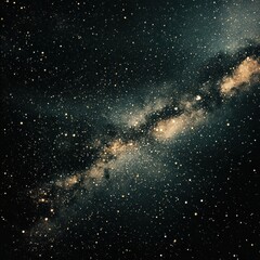 Wall Mural - vast expanse of the galaxy showcasing bright stars and cosmic dust in deep space during a calm night