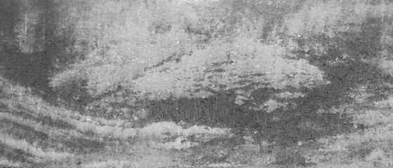 Aufkleber - Gray  wall with rough texture as a background for a template or banner. wall is made of stone and has a gray color