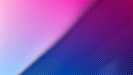 Wall Mural - Abstract Halftone Gradient Background: Pink, Purple, and Blue Hues