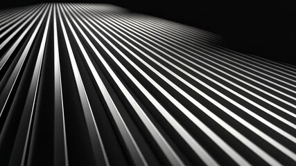 Wall Mural - abstract monochromatic lines: a study in light and shadow