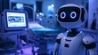 © Mallet - A robotic assistant in a hospital helping doctors with advanced diagnostics