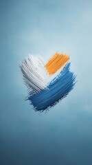 Poster - Abstract brushstrokes in vibrant colors