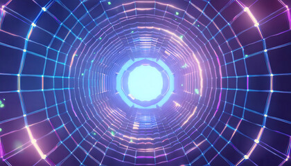 global internet security concept with binary code