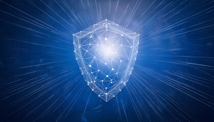 global internet security concept with binary code