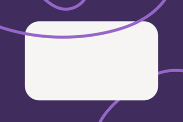 vector illustration of a white background with a label