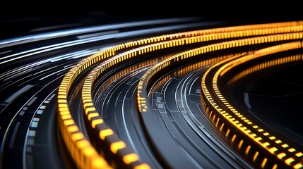 Wall Mural - Abstract Circuitry Design - Technological