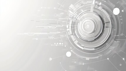 Abstract technology graphic design, futuristic background, digital illustration, possible use in website design