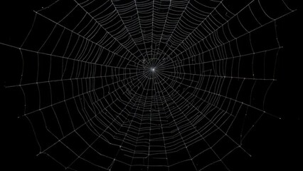 A large, intricate spiderweb
