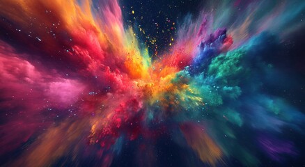 Wall Mural - abstract space background