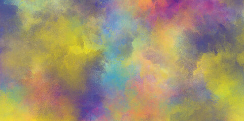 Wall Mural - abstract colorful watercolor background with sparkling, invitation card template suitable for weddin