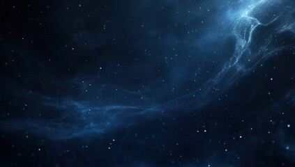 Wall Mural - blue space background