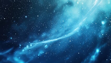 Wall Mural - blue space background