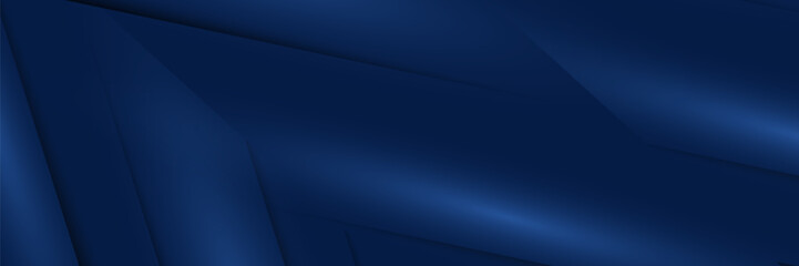 Wall Mural - Abstract dark blue gradient diagonal background with shadow. Modern diagonal paper cut. Suitable for business, banners, posters, websites, flyers, covers, presentations. Vector