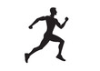 © Bismillah - A man running Silhouette vector