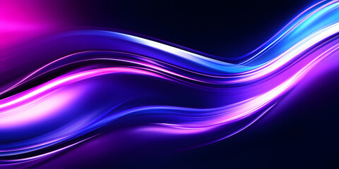 Canvas Print - abstract technology 3d glowing tunnel background, now sci-fi 3d space concept scene illustration