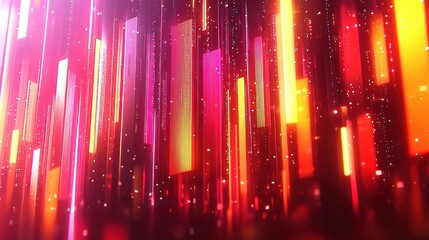 Wall Mural - vibrant abstract light streaks creating a dynamic background