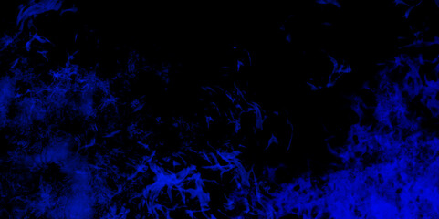 Wall Mural - abstract dark blue grunge texture with grainy, light ink canvas for modern creative grunge design. w