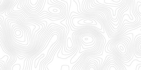 Wall Mural - Modern Geometric Map Design Incorporating Topographical Lines, Sea Maps, and Mounted Area Spaces for a Clean White Background
