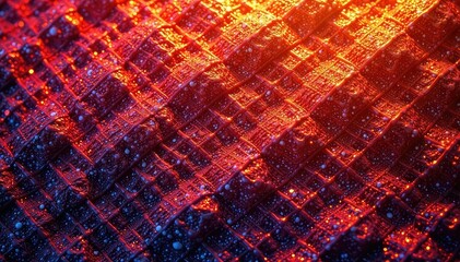 Intricate woven textile pattern forms a visually appealing backdrop , yarn, cloth, detail