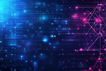 Aufkleber - A mesmerizing blue and pink abstract background capturing the essence of modern art and digital creative expression