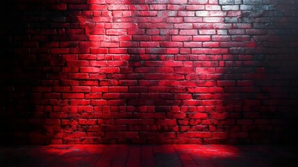 Wall Mural - a brick wall with a red brick wall and a red brick wall with a red brick wall