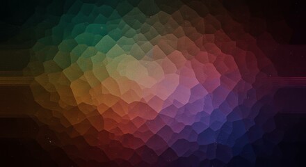 Poster - A colorful abstract pattern with a dark background