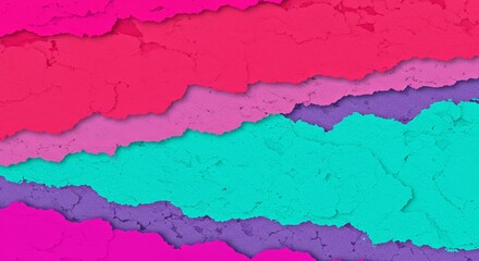 Poster - A colorful, multi-colored background with a pink, purple, and blue stripe